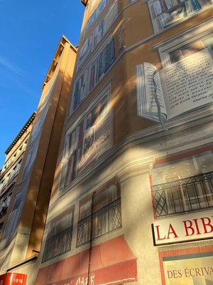 도시 도서관 벽화(프레스끄 «라 비블리오떼끄 드 라 시떼»)